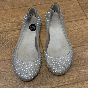 Aldo Clear PVC Crystal Studded Women's Flats